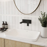 Nueva Bathware Cosy 610mm Rectangular Insert Ceramic Basin