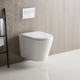 Nueva Bathware Zara Rimless Wall Hung Toilet Pan