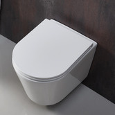 Nueva Bathware Zara Rimless Wall Hung Toilet Pan