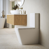 Nueva Bathware Enox Rimless Short Projection Back-To-Wall Toilet Suite
