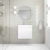 Nueva Bathware Bianca 600mm Wall Hung Vanity with Ceramic Top