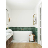 Nueva Bathware Evea Round-Edge Rectangular Ceramic Basin