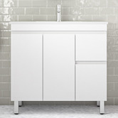 Nueva Bathware 900mm Bianca Slim Right-Hand Drawers Vanity with Basin