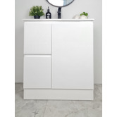 Nueva Bathware Kani 750mm Freestanding Vanity with Ceramic Countertop