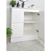 Nueva Bathware Kani 750mm Freestanding Vanity with Ceramic Countertop