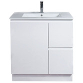 Nueva Bathware Kani 750mm Freestanding Vanity with Ceramic Countertop