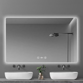 Nueva Bathware Ozias 1200mm Rectangle LED Bathroom Mirror