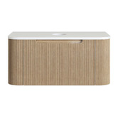 Nueva Bathware Airlie 900mm Wall Hung Single Vanity with Quartz Stone Countertop