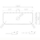 Nueva Bathware Airlie 1200mm Wall Hung Single Vanity with Quartz Stone Countertop