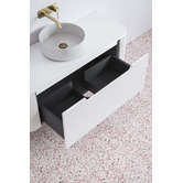Nueva Bathware Airlie 1200mm Wall Hung Single Vanity with Quartz Stone Countertop