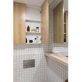 Nueva Bathware Marci Rubine Dual Flush Button