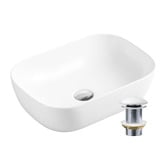 Nueva Bathware Evea Round-Edge Rectangular Basin &amp; Waste Set