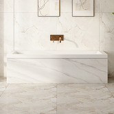 Nueva Bathware Lysandra Gloss White Acrylic Drop in Bath