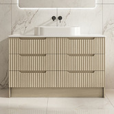 Nueva Bathware Colette 1200mm Freestanding Vanity with Stone Countertop