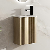 Nueva Bathware Colette 400mm Wall Hung Small Space Vanity