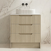 Nueva Bathware Colette 750mm Freestanding Vanity with Stone Countertop
