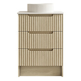 Nueva Bathware Colette 600mm Freestanding Vanity with Stone Countertop