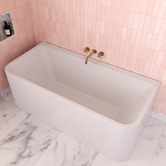 Nueva Bathware Buillion Back-to-Wall Acrylic Thin Edge Bath
