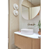 Nueva Bathware Airlie 900mm Wall Hung Single Vanity with Quartz Stone Countertop