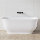 Nueva Bathware Rustan Gloss White Acrylic Freestanding Bath