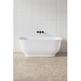 Nueva Bathware Rustan Gloss White Acrylic Freestanding Bath
