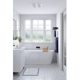 Nueva Bathware Bianca II 900mm Gloss White Vanity With Integrated Basin