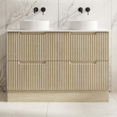 Nueva Bathware Colette 1200mm Freestanding Vanity with Stone Countertop