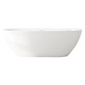 Nueva Bathware Bellevue Oval Acrylic Freestanding Bath with Overflow
