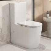 Nueva Bathware Kahikina Slim Seat Overheight Back To Wall Toilet Suite