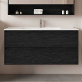 Nueva Bathware Laulea 1200mm Wall Hung Single Vanity with Ceramic Countertop