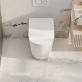 Nueva Bathware Kahikina Slim Seat Overheight Wall Faced Toilet Pan