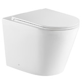 Nueva Bathware Kahikina Slim Seat Overheight Wall Faced Toilet Pan