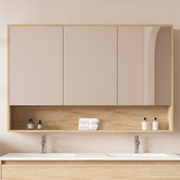 Nueva Bathware Laulea 1200mm Mirrored Shaving Cabinet with Open Shelf