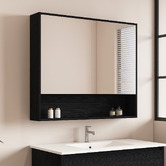 Nueva Bathware Laulea 900mm Wall Hung Vanity &amp; Mirror Cabinet Package