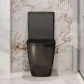 Nueva Bathware Kukui Slim Seat Overheight Back To Wall Toilet Suite