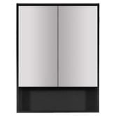 Nueva Bathware Laulea 600mm Mirrored Shaving Cabinet with Open Shelf