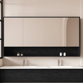 Nueva Bathware Laulea 1500mm Mirrored Shaving Cabinet with Open Shelf
