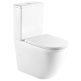 Nueva Bathware Kukui Slim Seat Overheight Back To Wall Toilet Suite
