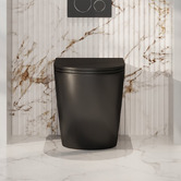 Nueva Bathware Kukui Slim Seat Overheight Wall Faced Toilet Pan