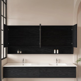 Nueva Bathware Laulea 1800mm Mirrored Shaving Cabinet with Open Shelf