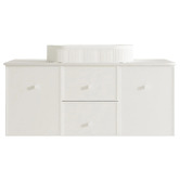 Nueva Bathware Palila 1200mm Matte White Wall Hung Single Vanity with Stone Countertop