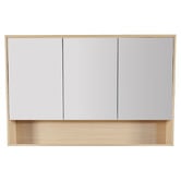Nueva Bathware Laulea 1200mm Mirrored Shaving Cabinet with Open Shelf