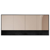 Nueva Bathware Laulea 1800mm Mirrored Shaving Cabinet with Open Shelf