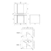 Nueva Bathware Ulualoha 600mm Natural Oak Wall Hung Single Vanity with Stone Countertop