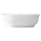 Nueva Bathware Lisbon Oval Acrylic Freestanding Bath with  Floor Mounted Mixer Package