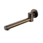 Nueva Bathware Montana Oval Acrylic Back to Wall Bath with Spout &amp; Wall Mixer Package