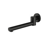 Nueva Bathware Montana Oval Acrylic Back to Wall Bath with Spout &amp; Wall Mixer Package