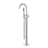 Nueva Bathware Salem Oval Acrylic Freestanding Bath with Floor Mounted Mixer Package