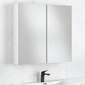 Nueva Bathware Nohoana 750mm Matte White Wall Hung Vanity &amp; Mirror Cabinet Package