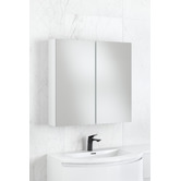 Nueva Bathware Nohoana 750mm Matte White Wall Hung Vanity &amp; Mirror Cabinet Package